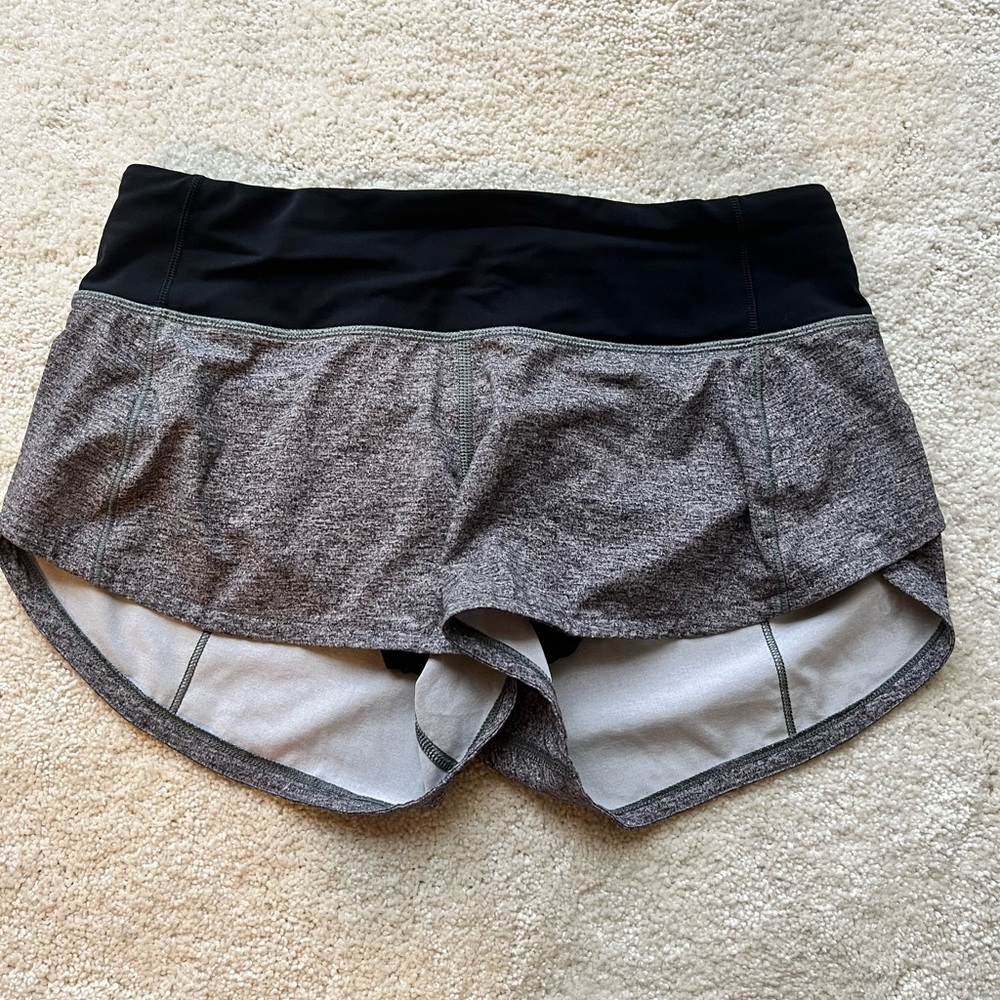Lululemon speed up shorts size 2
